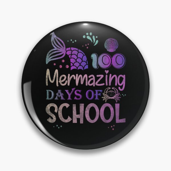 Item preview, 100 days school mermaid girl 100 mermazing days of school Tshirt designed and sold by Glitche-Shop.