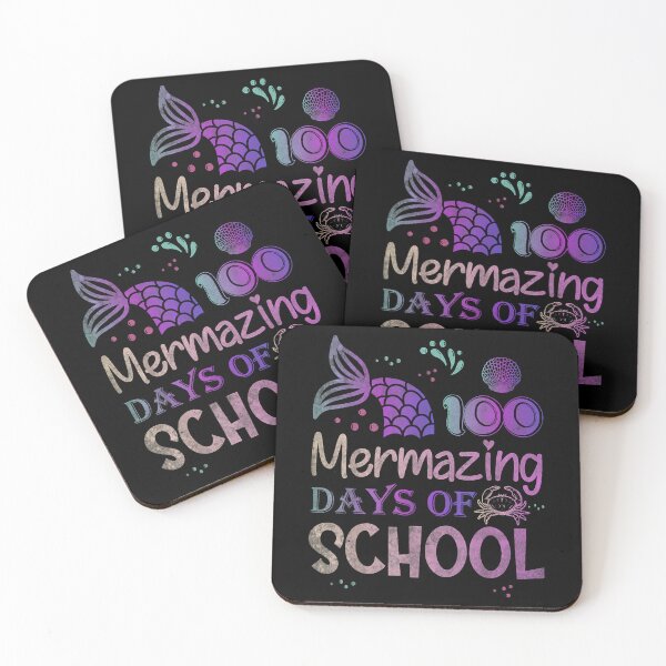 Item preview, 100 days school mermaid girl 100 mermazing days of school Tshirt designed and sold by Glitche-Shop.