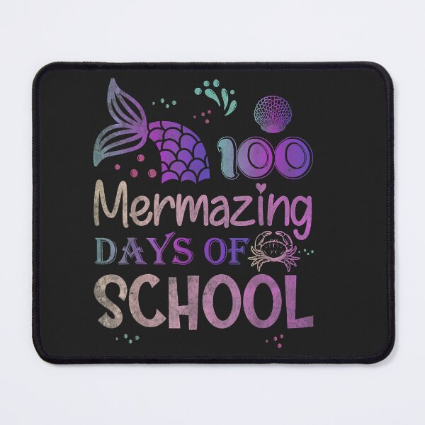 Item preview, 100 days school mermaid girl 100 mermazing days of school Tshirt designed and sold by Glitche-Shop.
