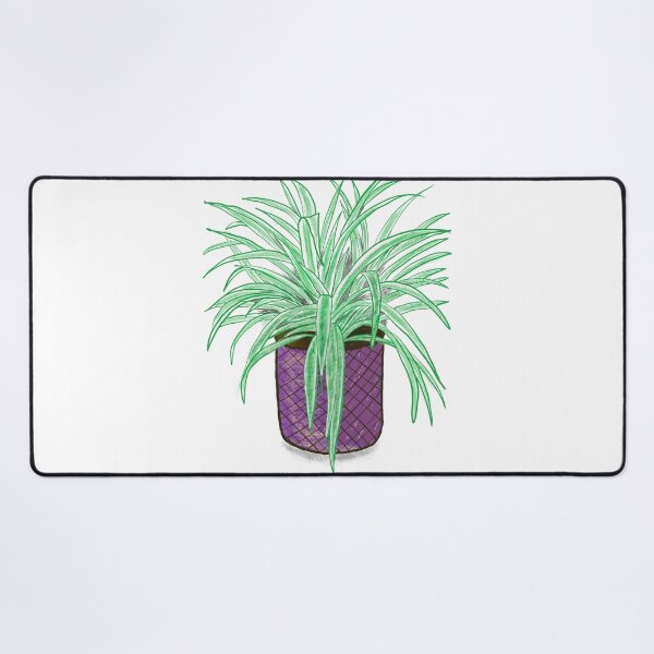 Item preview, Airplane potted house plant in a purple pot designed and sold by PaperieJennifer.