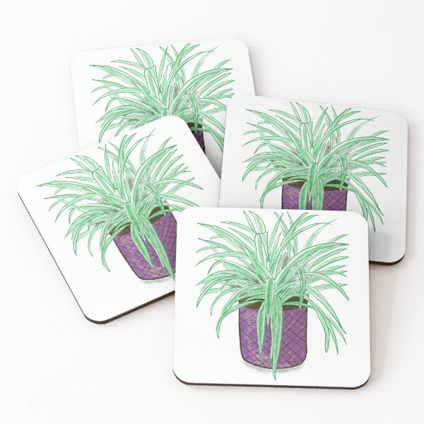 Item preview, Airplane potted house plant in a purple pot designed and sold by PaperieJennifer.