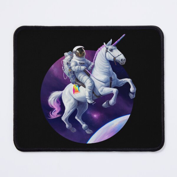 Item preview, Astronaut riding a Unicorn designed and sold by Bondoboxy.