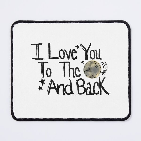 Item preview, I love you to the moon and back. designed and sold by ARTBYVERANO.