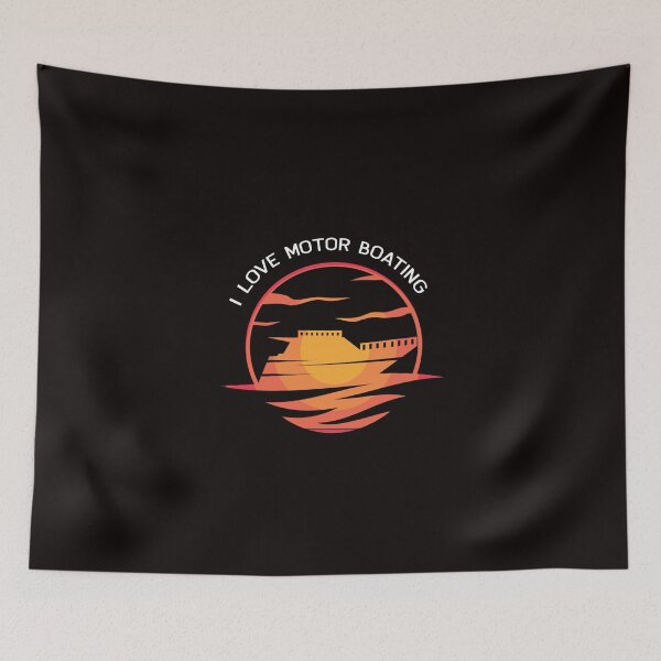 Item preview, I Love Motor Boating - Boat Captain & Boating designed and sold by Best Selling ⭐⭐⭐⭐⭐(9.0).