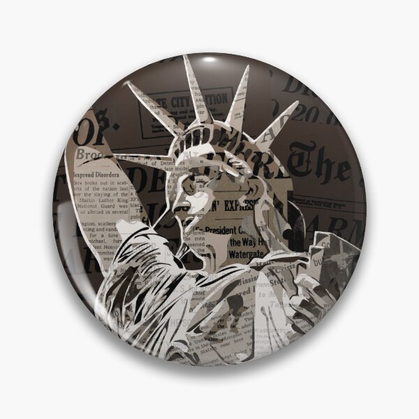 Item preview, It is Written Statue of Liberty Collage designed and sold by SethMakesArt.