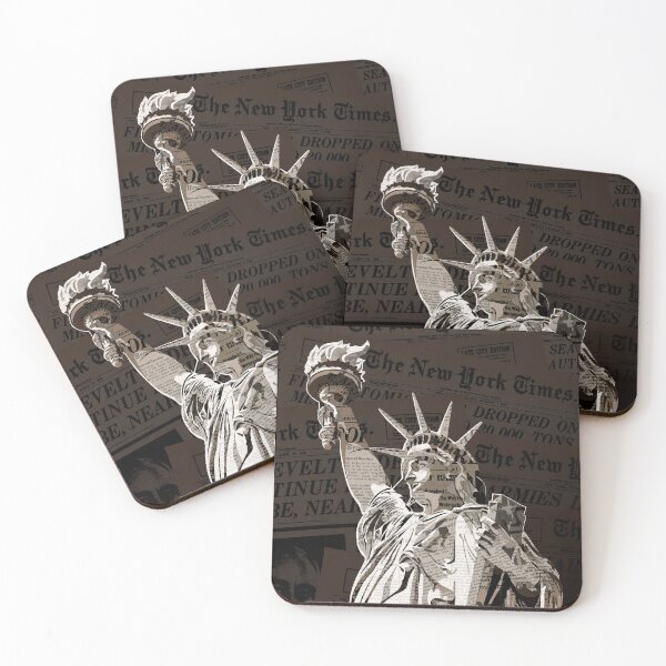 Item preview, It is Written Statue of Liberty Collage designed and sold by SethMakesArt.