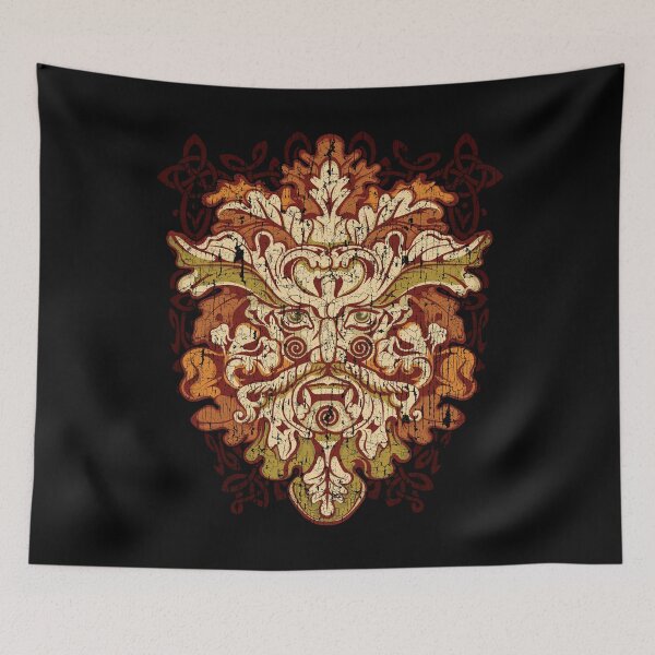 Item preview, Green Man Celtic Mythology Irish Pagan Folklore designed and sold by BluePagan.