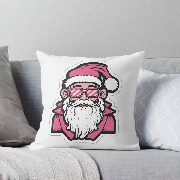 Item preview, Retro Vintage Pink Santa Claus designed and sold by MasartDesigns.