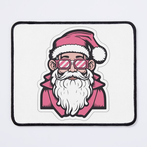 Item preview, Retro Vintage Pink Santa Claus designed and sold by MasartDesigns.