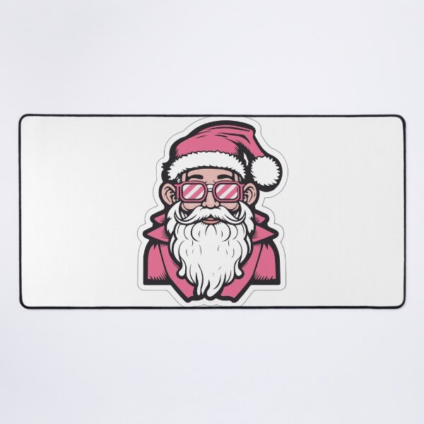 Item preview, Retro Vintage Pink Santa Claus designed and sold by MasartDesigns.