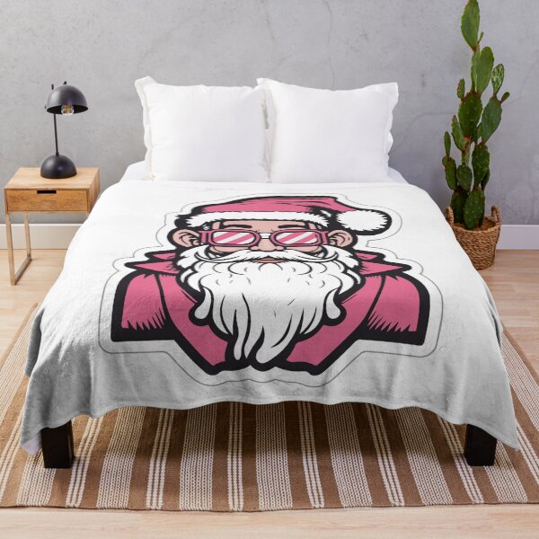 Item preview, Retro Vintage Pink Santa Claus designed and sold by MasartDesigns.