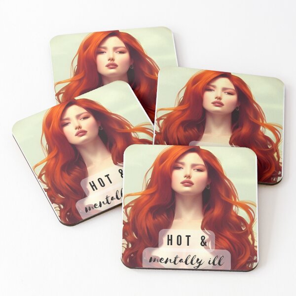 Item preview, hot and mentally ill designed and sold by HauntedWitch.