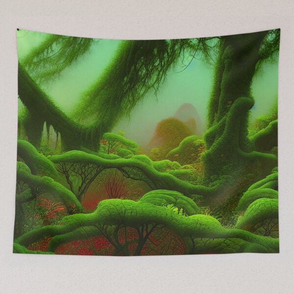 Item preview, Green Landscape with trees, Sceney Nature designed and sold by NatureFood.
