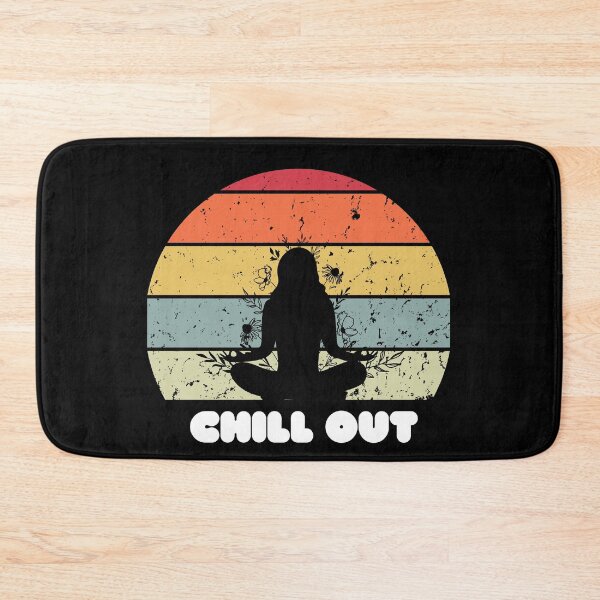 Item preview, Retro Chill Out Meditate designed and sold by Dewlangrial.