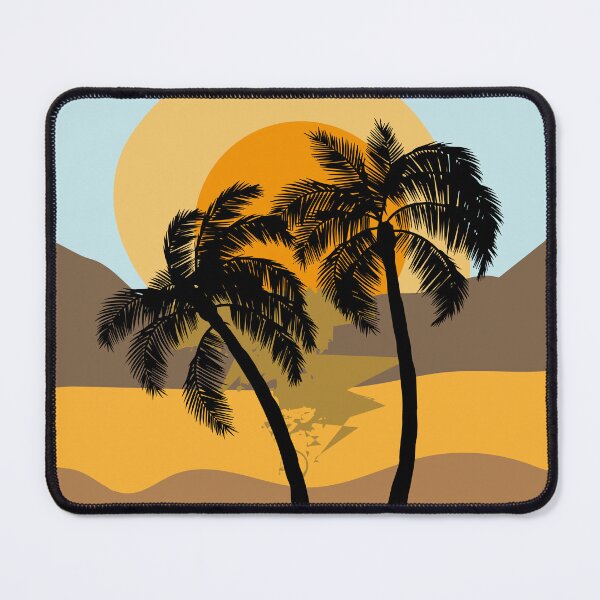 Item preview, Sol poente forma abstrata com coqueiro designed and sold by GirlaineSQ.