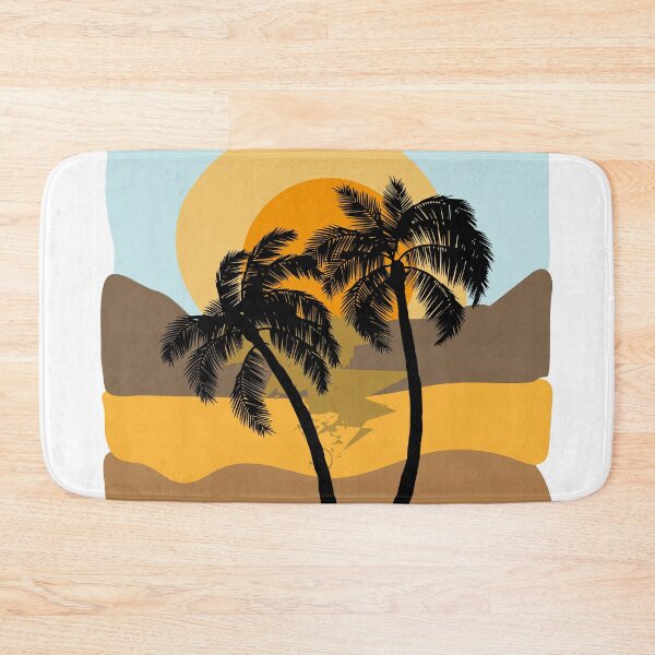Item preview, Sol poente forma abstrata com coqueiro designed and sold by GirlaineSQ.