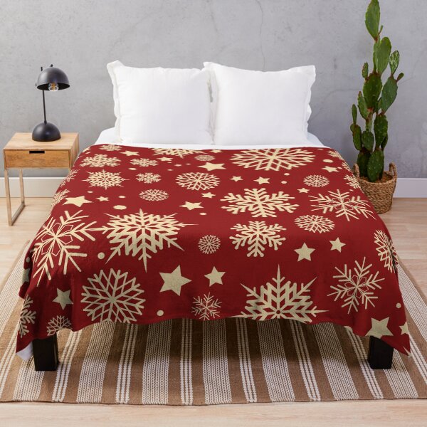 Item preview, Beige Snowflakes Christmas Pattern designed and sold by SimoCompany.