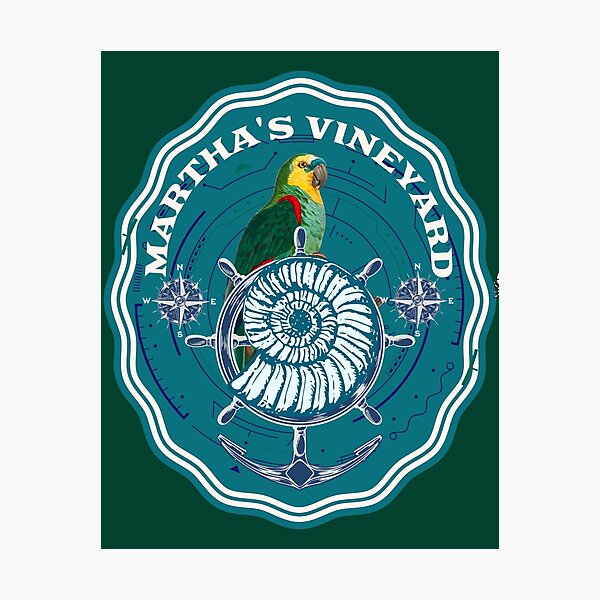 Item preview, Martha's Vineyard Massachusetts Parrot designed and sold by Destination88.