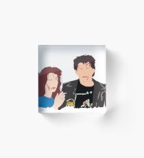 JD and Veronica - Heathers Acrylic Block