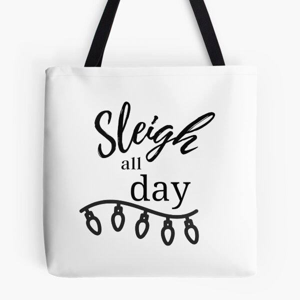 Item preview, Sleigh all day holiday funny Santa Christmas ornament, mug, shirt slay designed and sold by Paintingladycat.