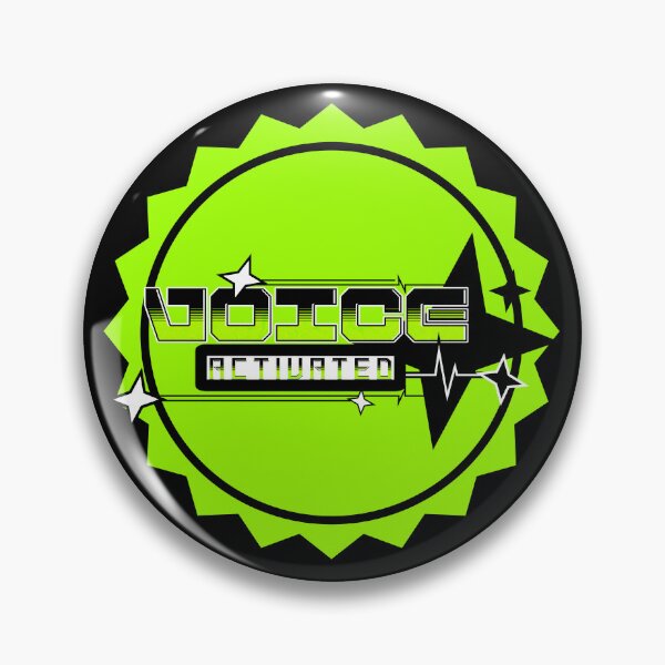 Item preview, VOICE ACTIVATED - RETRO 80S -  NEON DISCOUNT STICKER STYLE designed and sold by tinytiger77.