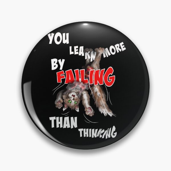 Item preview, Wise cat hanging fail designed and sold by BeingNow.