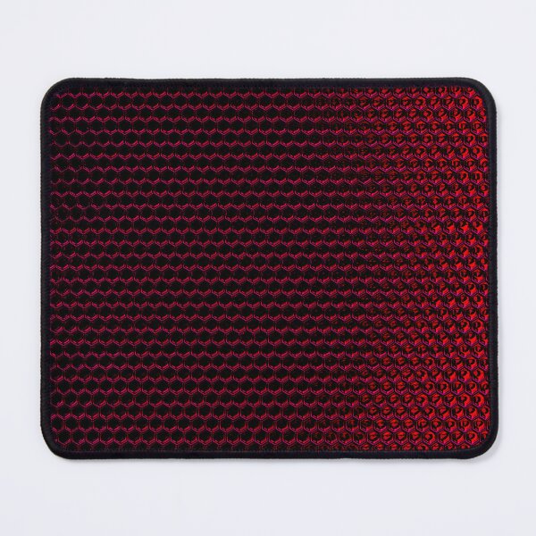 Item preview, Blackened Hexagonal Red Bubble Wrap Pattern designed and sold by Michael Cotto.