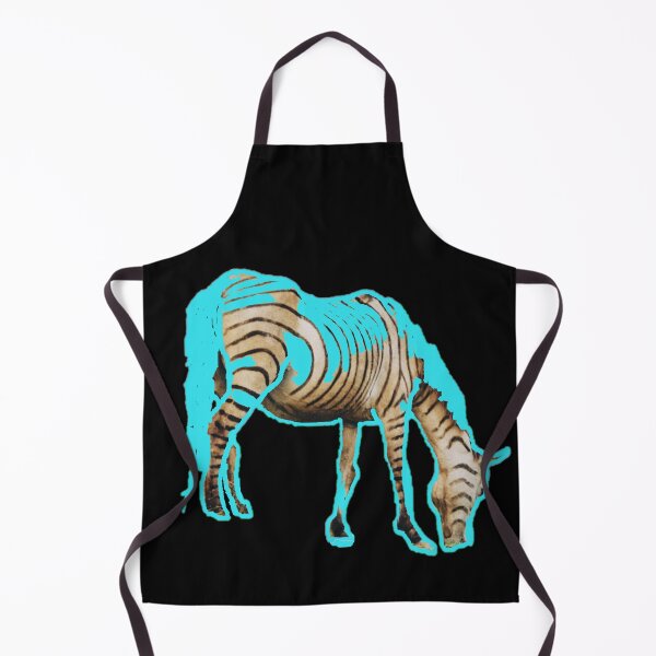 Item preview, Zebra Grazing in Aquamarine designed and sold by Cowboy Folly.