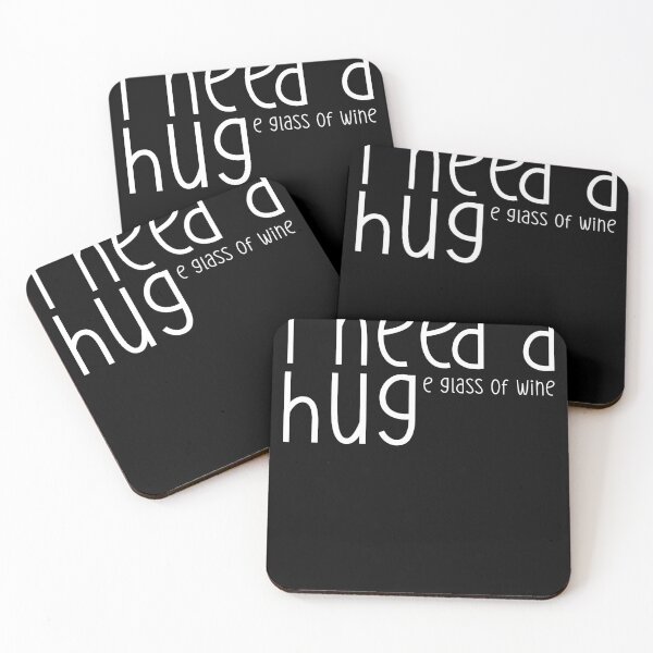 Item preview, I Need A Hug e Glass of Wine Wine Lover Wine Tasting designed and sold by Merchking1.