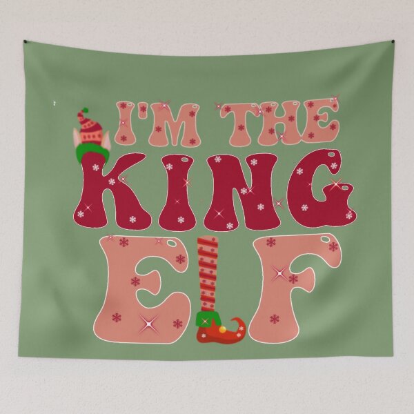 Item preview,   i'm the king elf,christmas elf,the elf,i'm the elf,christmas funny elf,elf matching family, designed and sold by cutedream.
