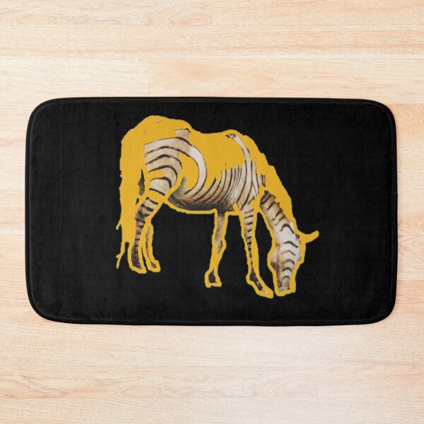 Item preview, Zebra Grazing in Citrine Yellow designed and sold by Cowboy Folly.