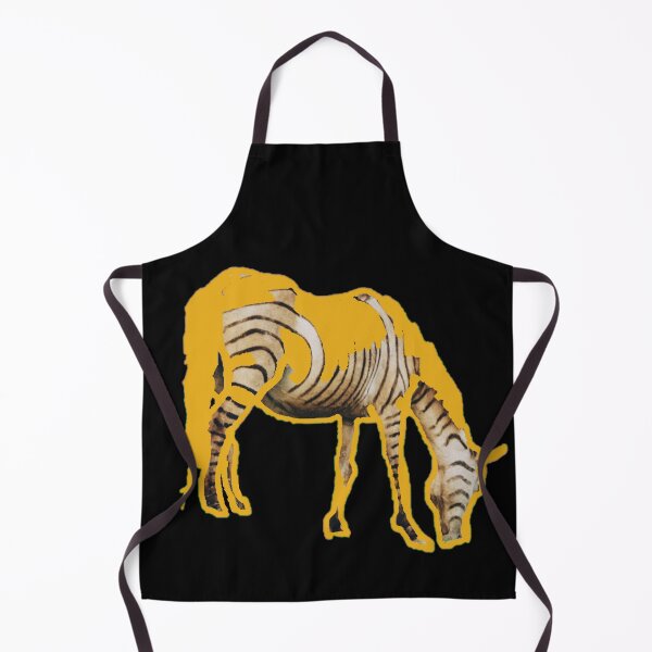 Item preview, Zebra Grazing in Citrine Yellow designed and sold by Cowboy Folly.