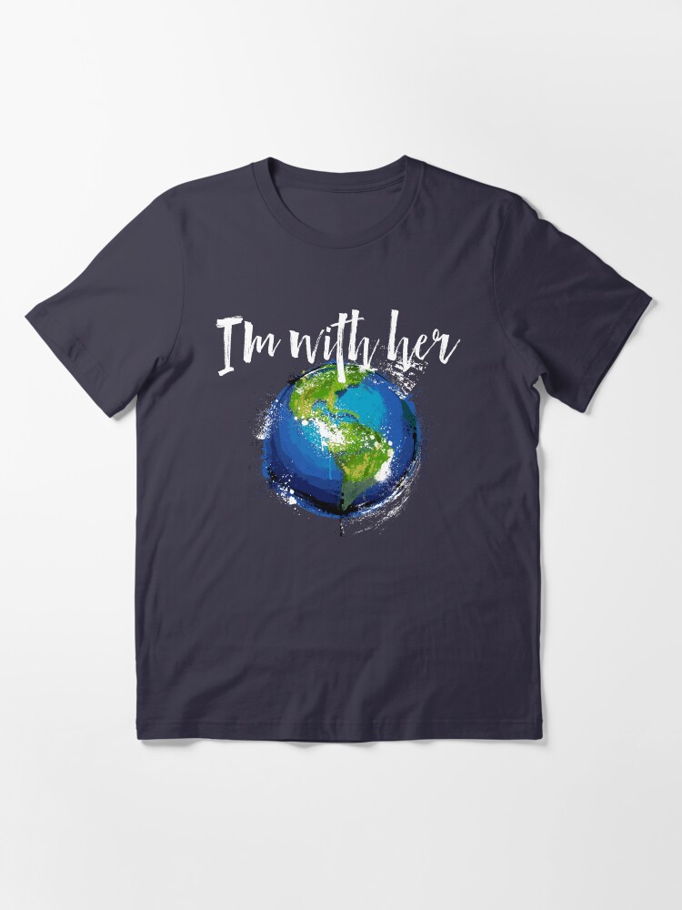 Alternate view of I’m With Earth Essential T-Shirt