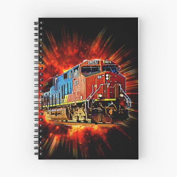 Item preview, Diesel Locomotive Bursting From Power Explosion designed and sold by TheTrainRoom.