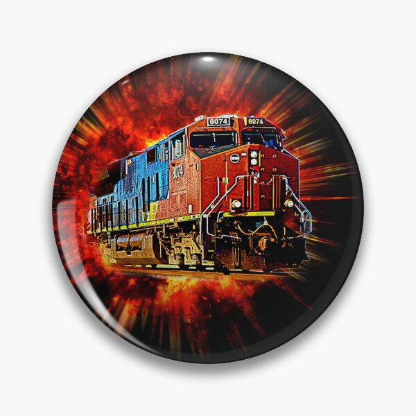 Item preview, Diesel Locomotive Bursting From Power Explosion designed and sold by TheTrainRoom.