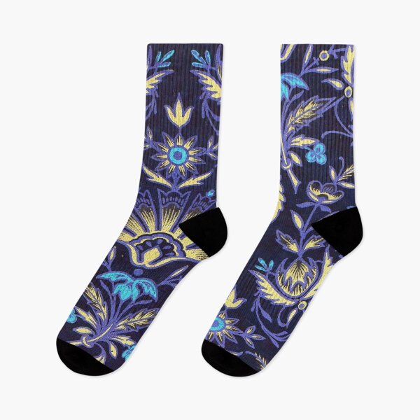 Item preview, William Morris Vintage Navy Blue designed and sold by tomorrowsart.
