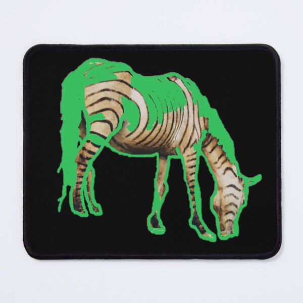 Item preview, Zebra Grazing in Emerald Green designed and sold by Cowboy Folly.