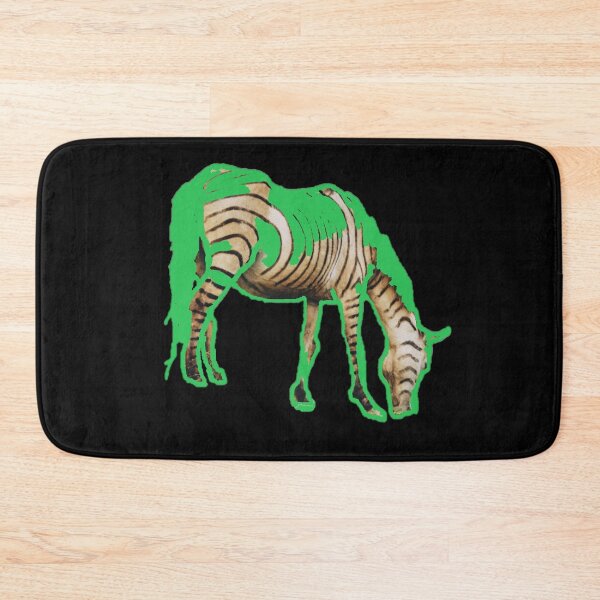 Item preview, Zebra Grazing in Emerald Green designed and sold by Cowboy Folly.
