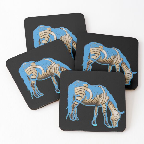 Item preview, Zebra Grazing in Periwinkle designed and sold by Cowboy Folly.