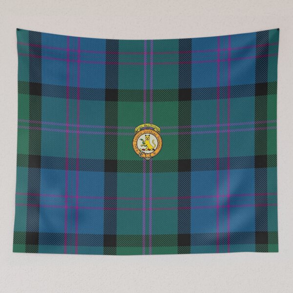 Artikelvorschau, MacThomas Schottischer Tartan und Wappen entworfen und verkauft von BagTown Clans.
