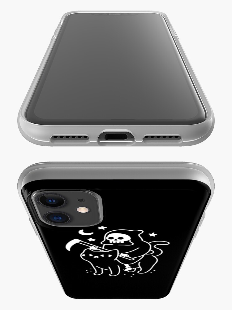 Alternate view of Death Rides A Black Cat iPhone Case & Cover