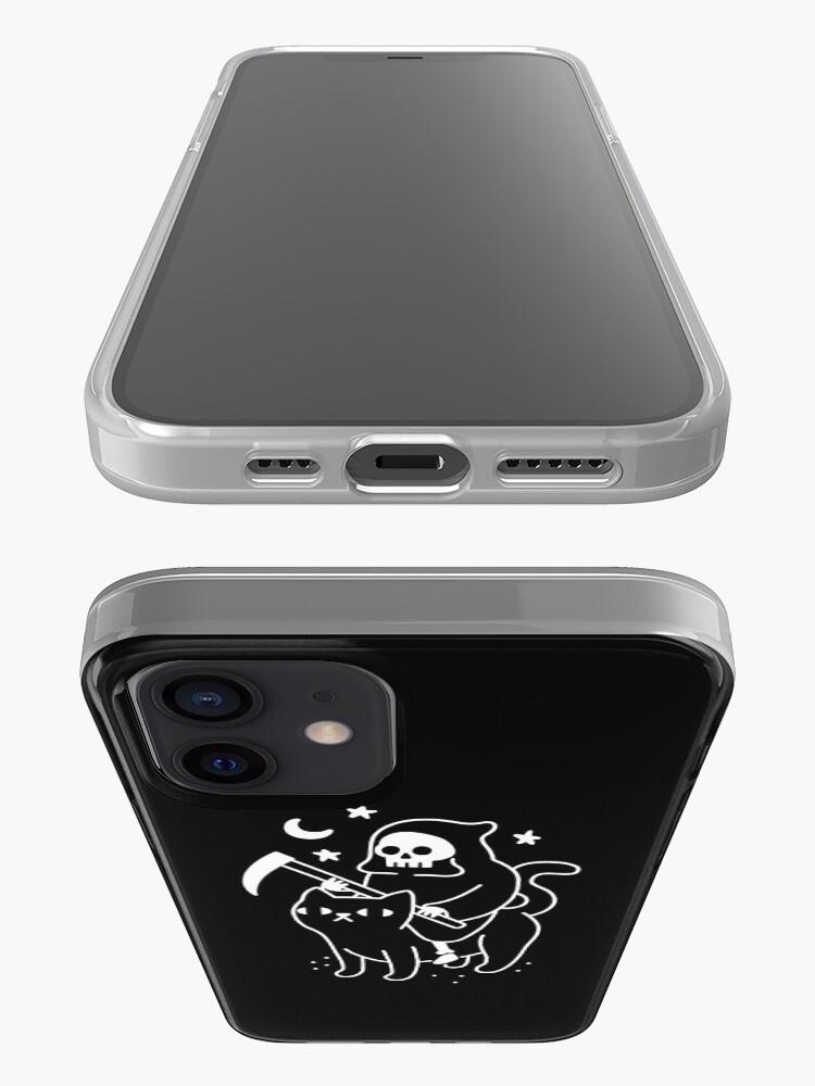 Alternate view of Death Rides A Black Cat iPhone Case & Cover