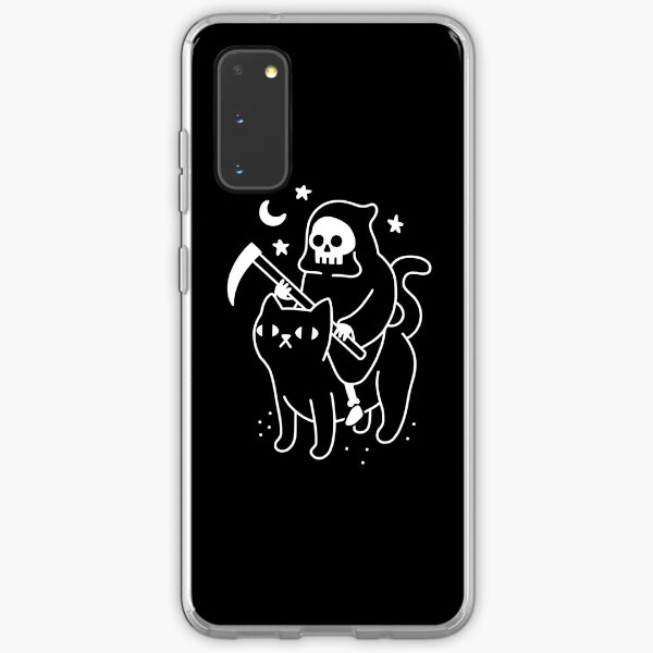 Death Rides A Black Cat Samsung Galaxy Soft Case