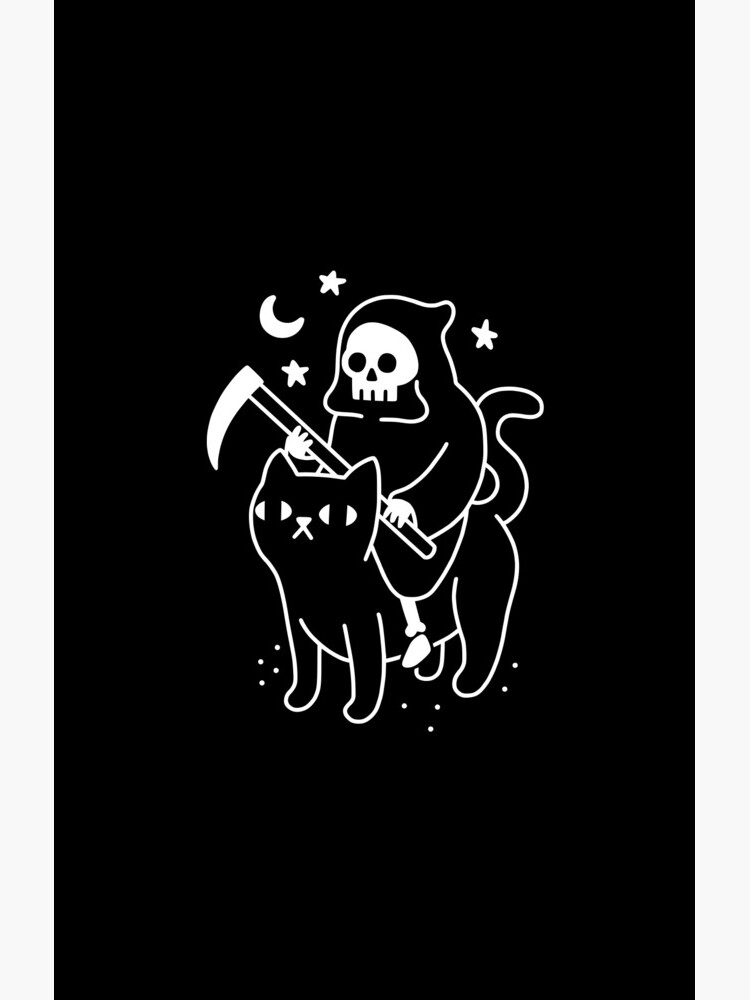 Death Rides A Black Cat by obinsun