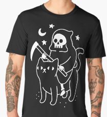 Death Rides A Black Cat Men's Premium T-Shirt