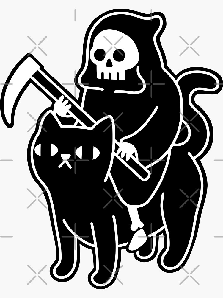 Death Rides A Black Cat by obinsun