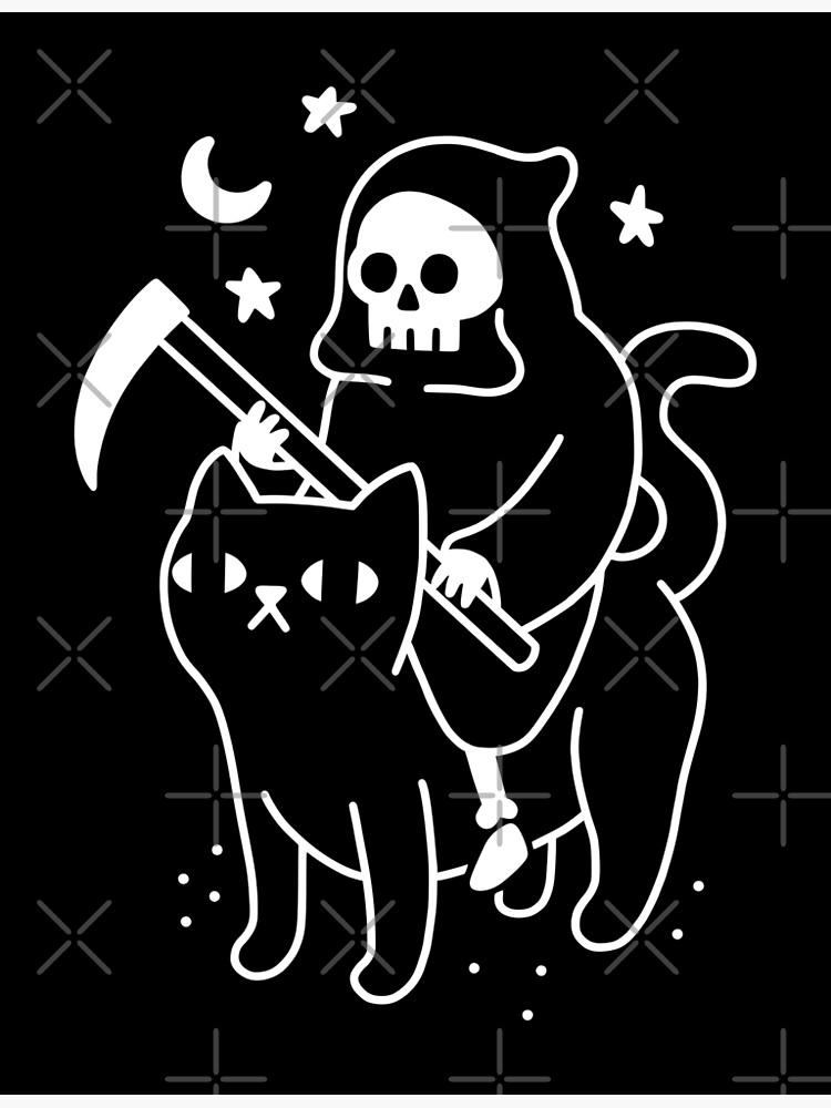 Death Rides A Black Cat by obinsun