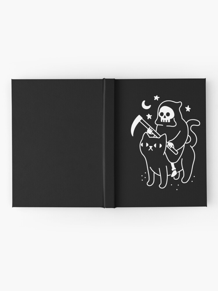 Alternate view of Death Rides A Black Cat Hardcover Journal
