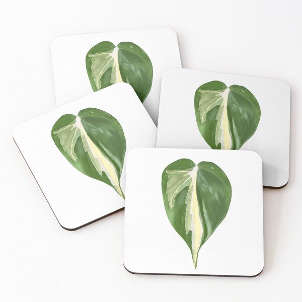 Item preview, Philodendron Cream Splash Plant Leaf designed and sold by sorooart.