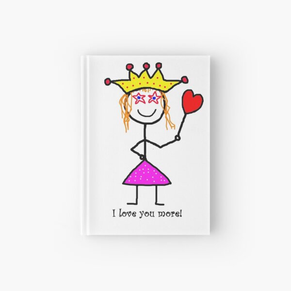I love you more! (Redhead) Hardcover Journal